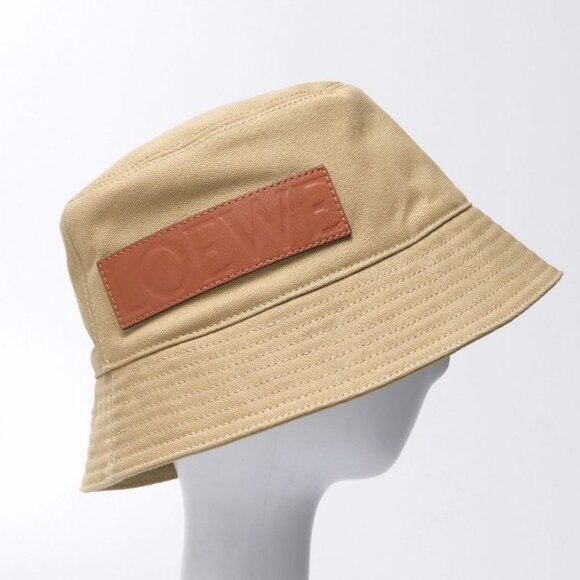 Loewe Hat Size 59 Paulas Ibiza Logo Bucket Hat Ra4174